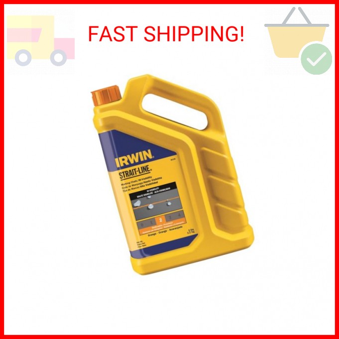 Irwin 5 Lb Orange Chalk Hi-Vis