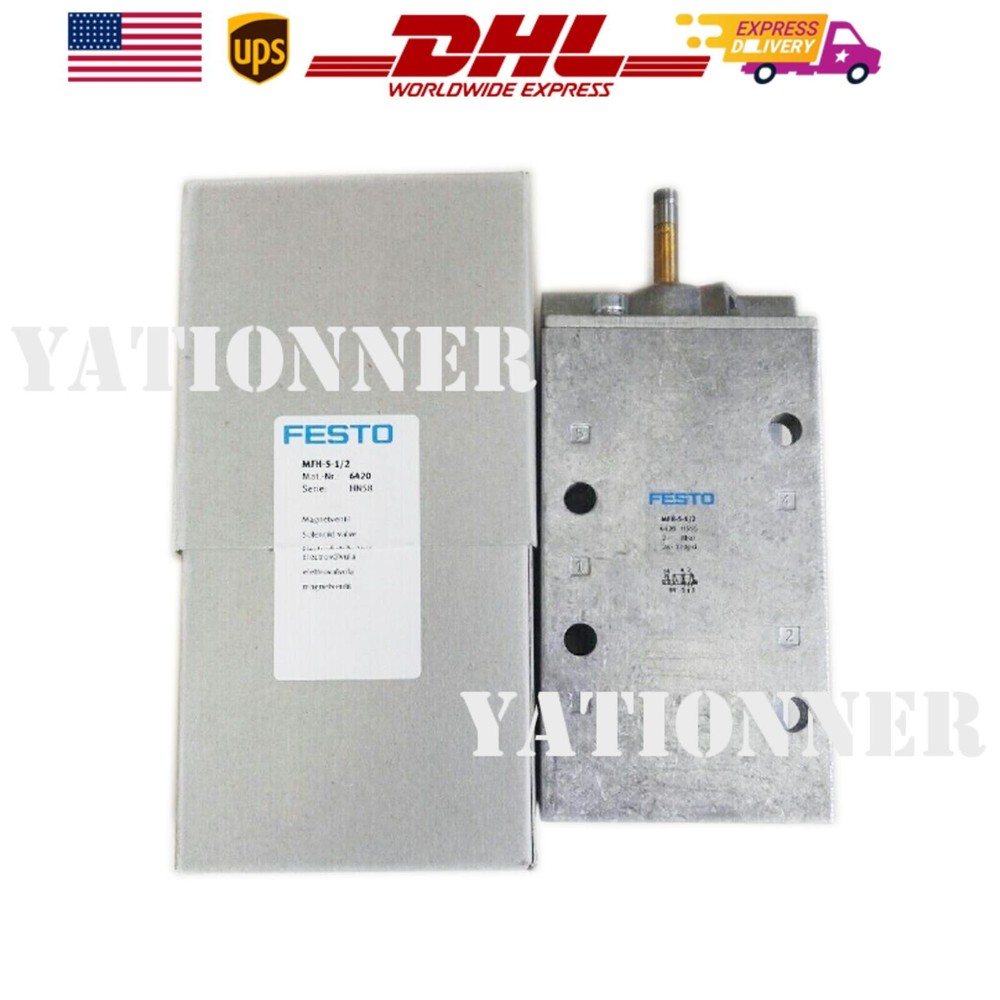 NEW FESTO MFH-5-1/2 6420 Solenoid Valve