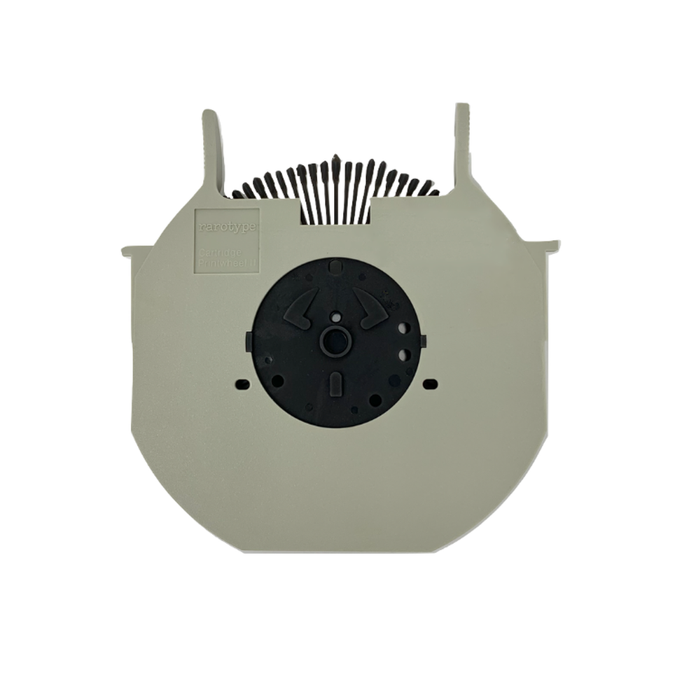 IBM Courier 10 Printwheel by Rarotype
