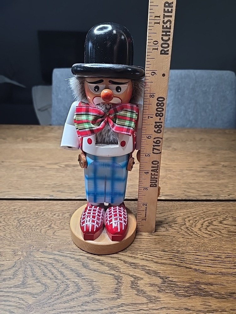 Steinbach Chubby Clown Ferdinand 11" Nutcracker Germany INCOMPLETE
