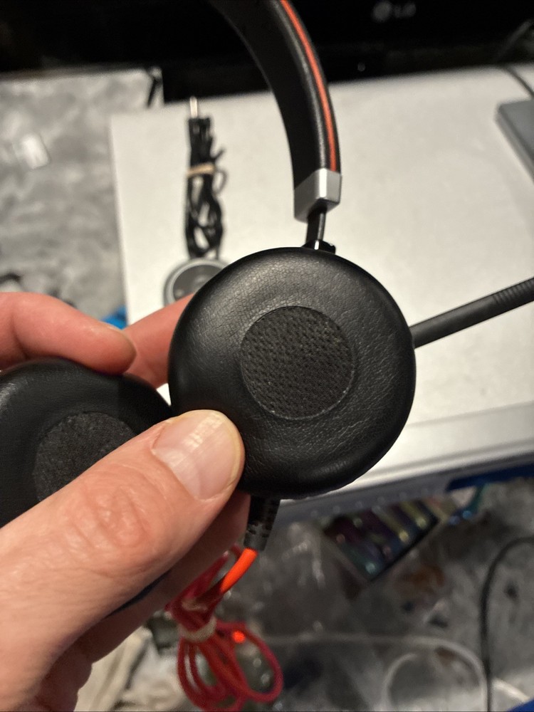 Jabra Evolve 40 Wired Stereo USB Headset HSC017 W/ Controller ENC010