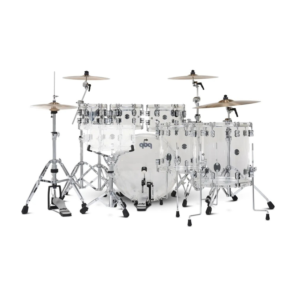 PDP Concept Acrylic 6pc Drum Set