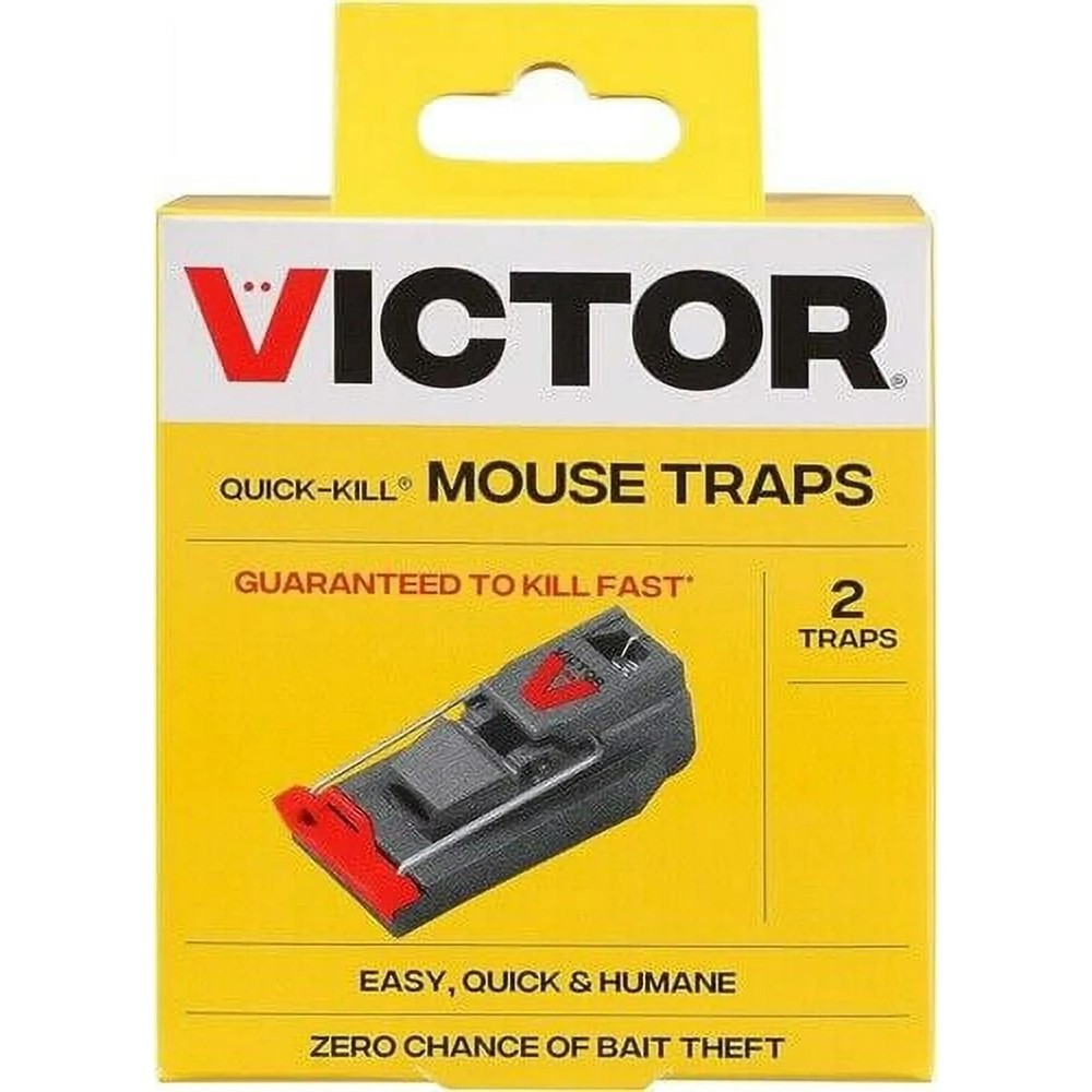 Victor M140B Quick Kill Mouse Traps - 2 Pack