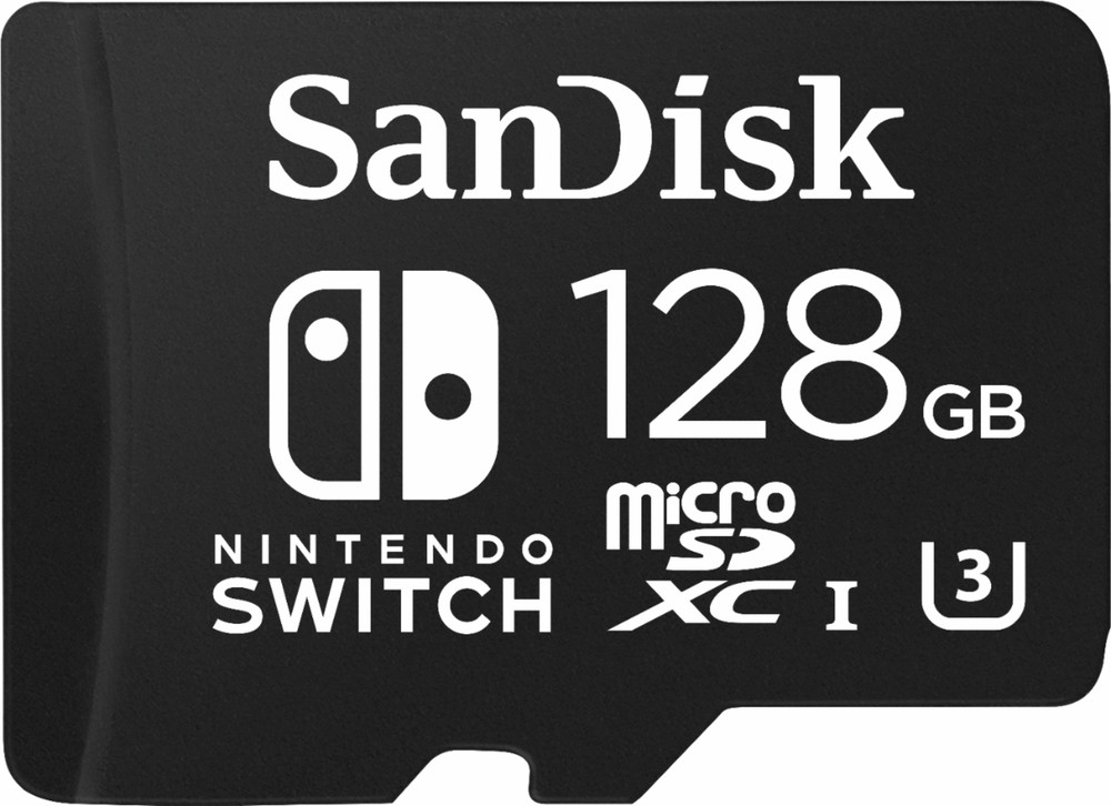 SanDisk - 128GB microSDXC UHS-I Memory Card for Nintendo Switch