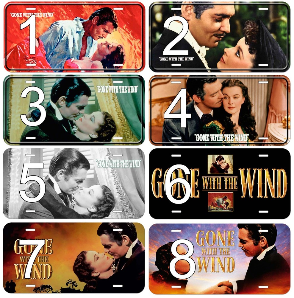 Gone With the Wind Novelty Auto Car License Plate