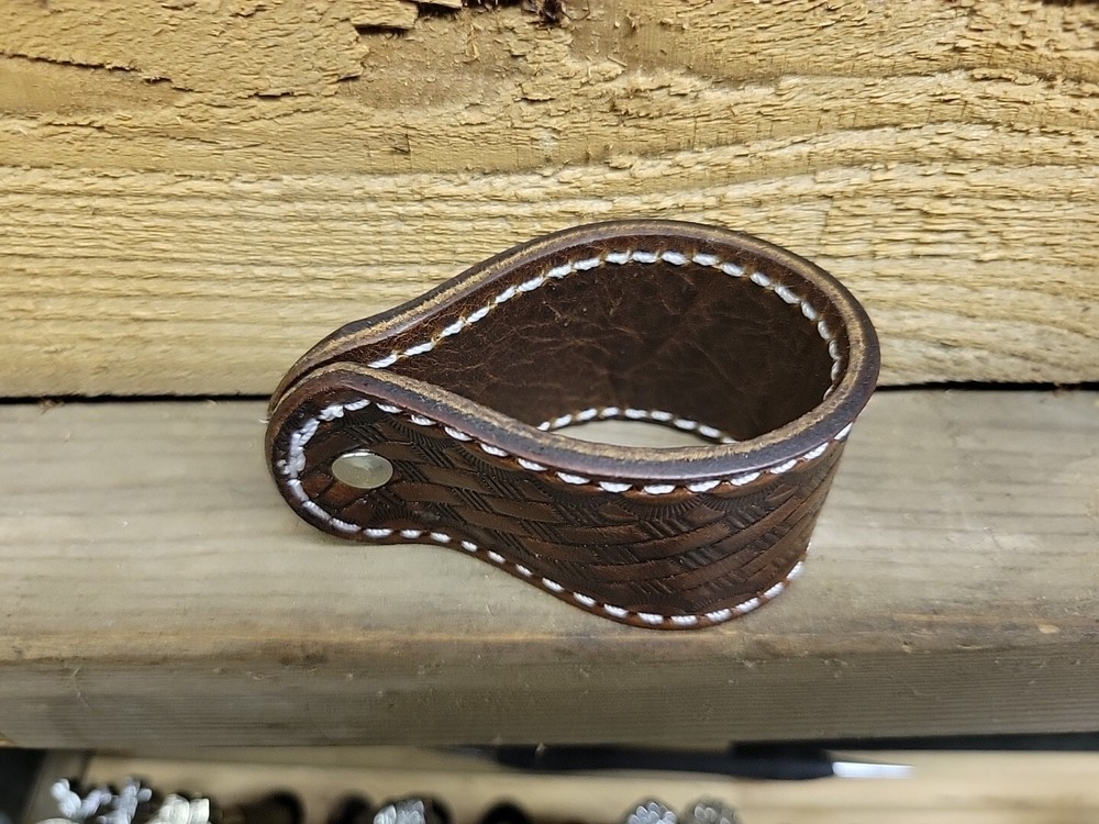 leather Tobacco pipe holder Stand