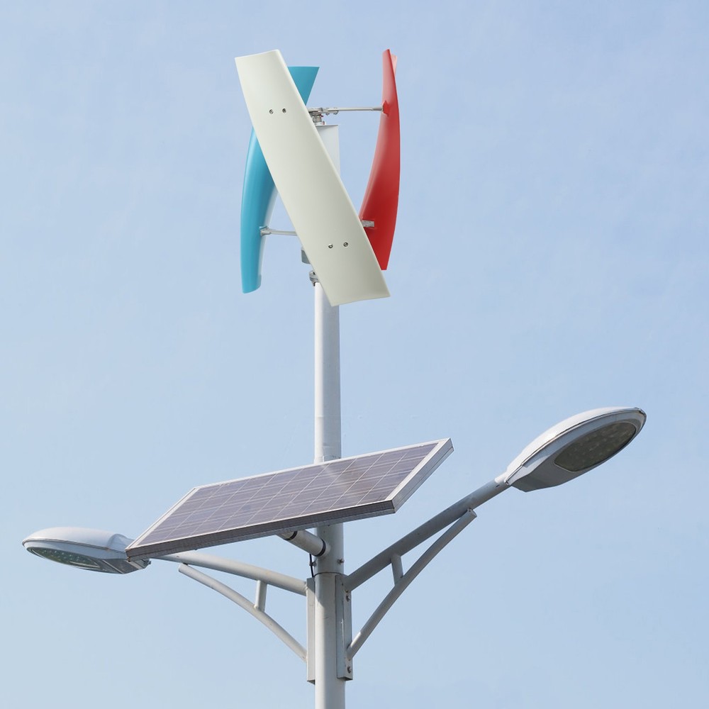 100W 24V Vertical Wind Turbine Generator Helix Wind Generator With Controller