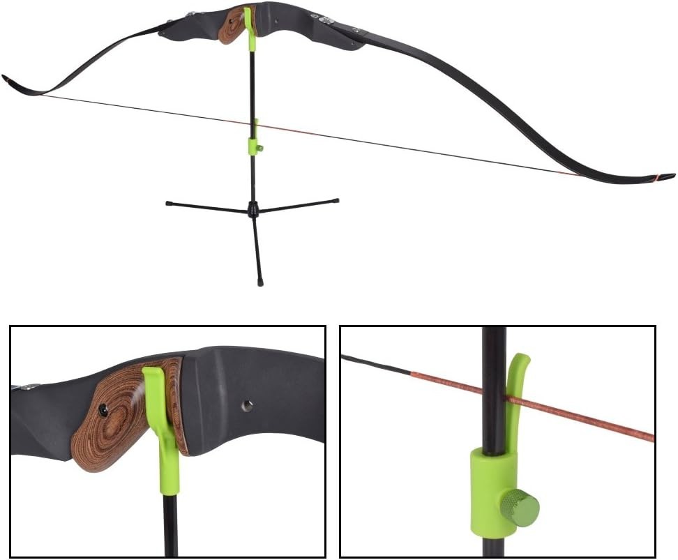 Versatile Archery Bow Stand – Recurve & Compound Bow Holder, 18.9” Height