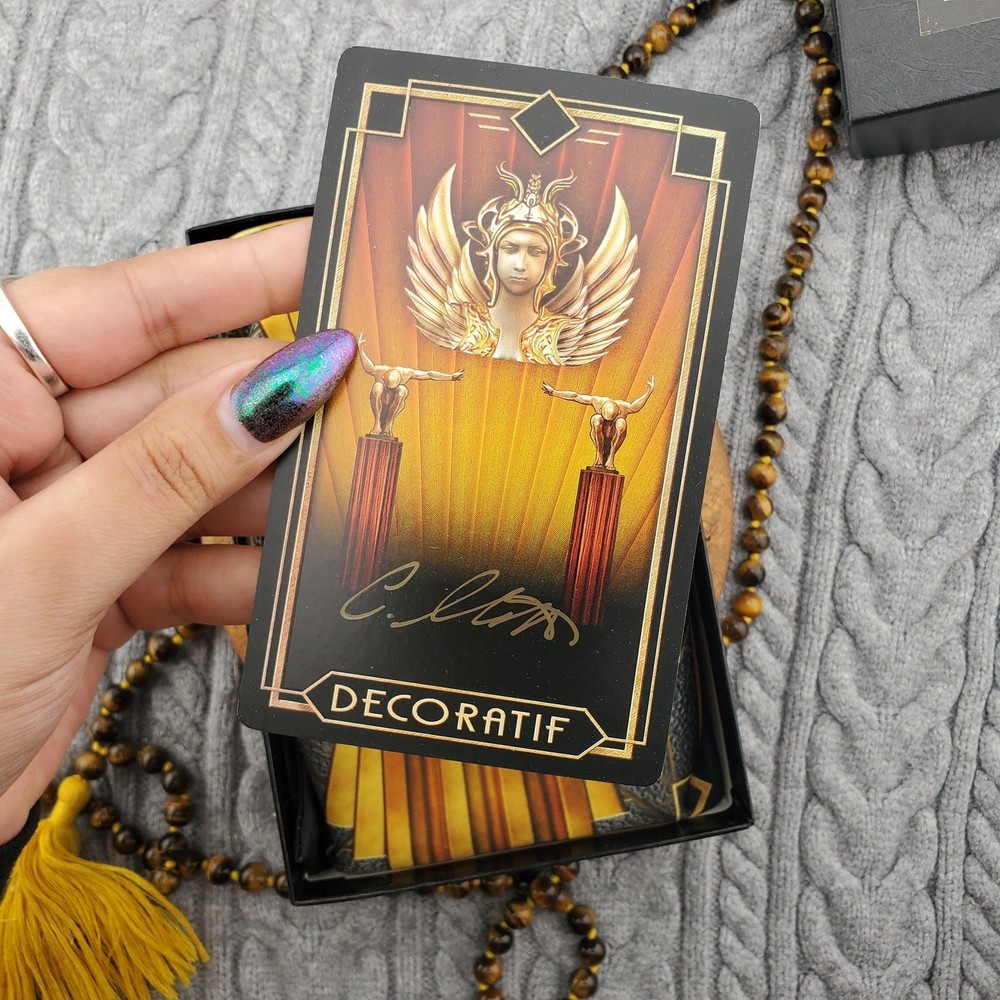 Tarot Decoratif 78 Card Tarot Deck With Box No Guidebook USED