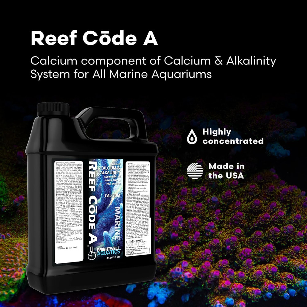 - Reef Code a - Balanced Calcium & Alkalinity System Water Conditioner - for All
