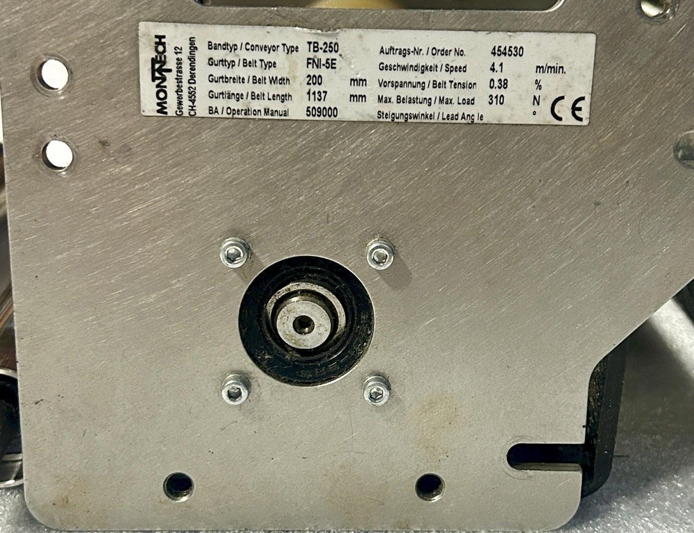 Montech TB-250 Horizontal Single-Belt Conveyor Drive Unit