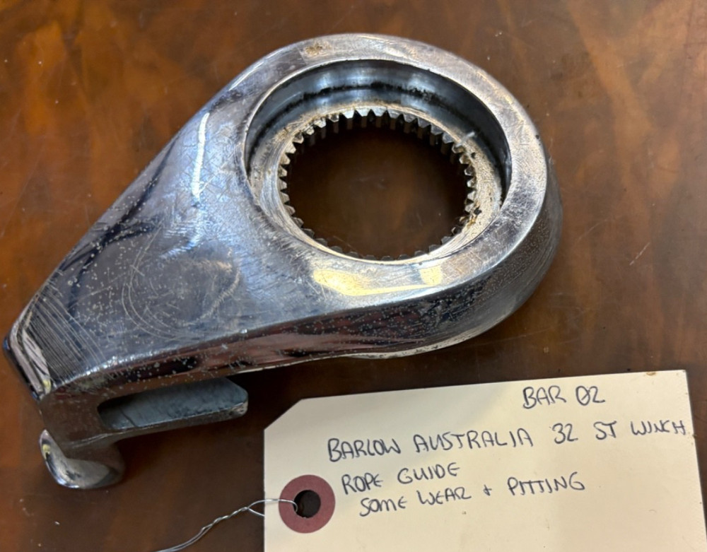 BARLOW AUSTRALIA 32 ST WINCH ROPE GUIDE