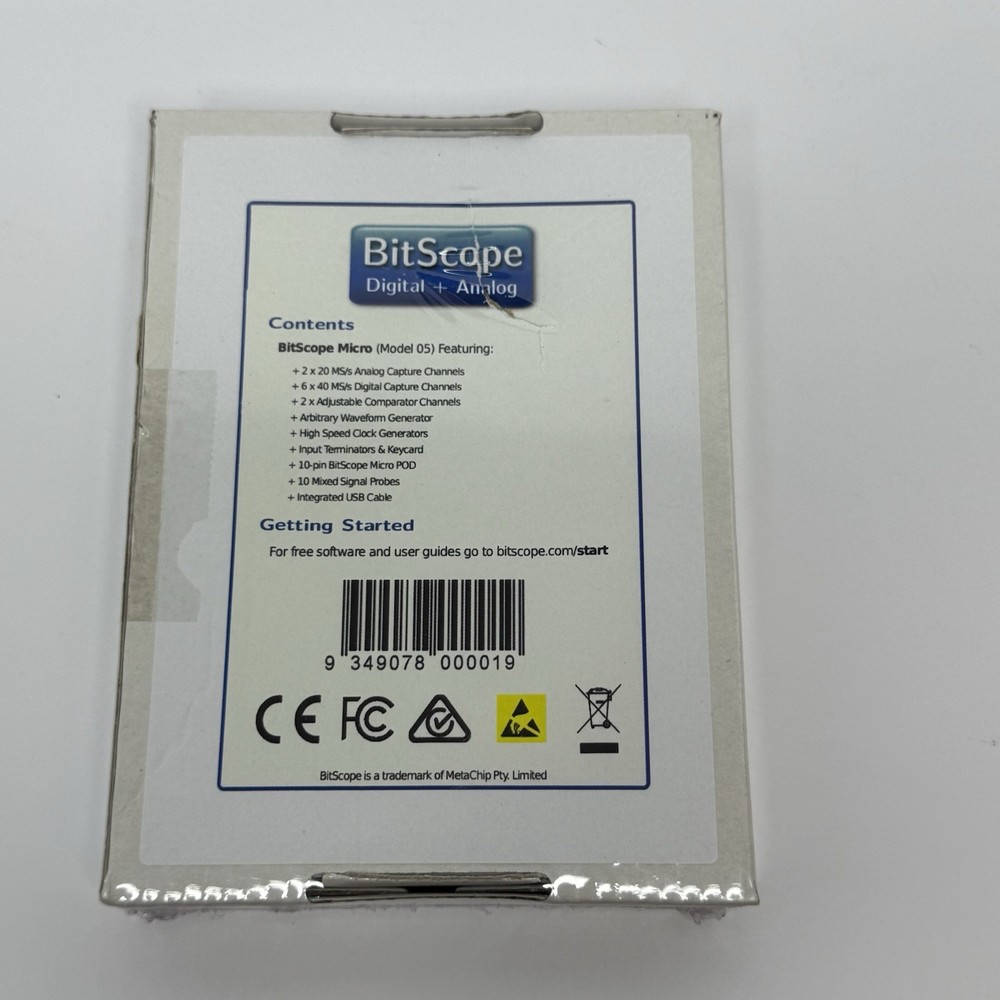 BitScope Micro Oscilloscope & Analyzer BS05 Brand New Sealed