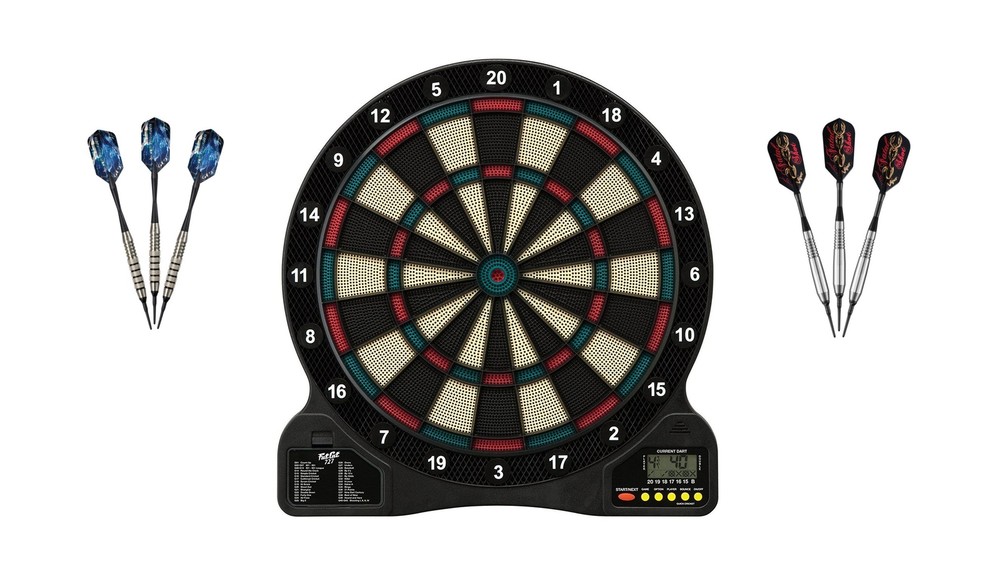 Electronic Soft Tip Dartboard + Viper Thunder Darts + Fatal Shot