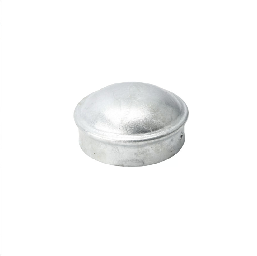 Pack of 25 - 3" Heavy Galvanized Round Dome Fence Post Cap