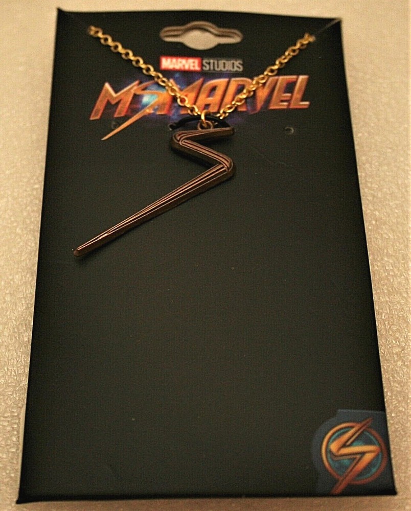 Ms. Marvel Studios Comics S Collectors Logo Necklace New MOC