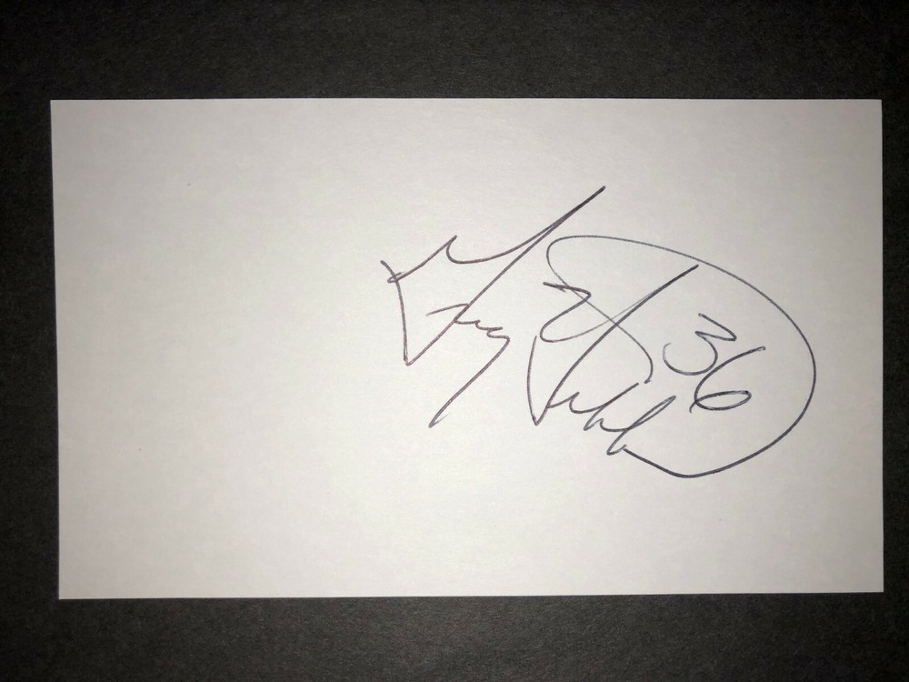 1989 WHITE SOX: Greg Hibbard, SIGNED 3x5 Card