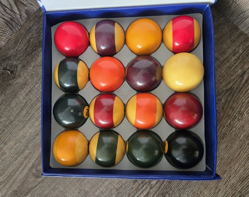 Vintage Billiards Complete Ball Set