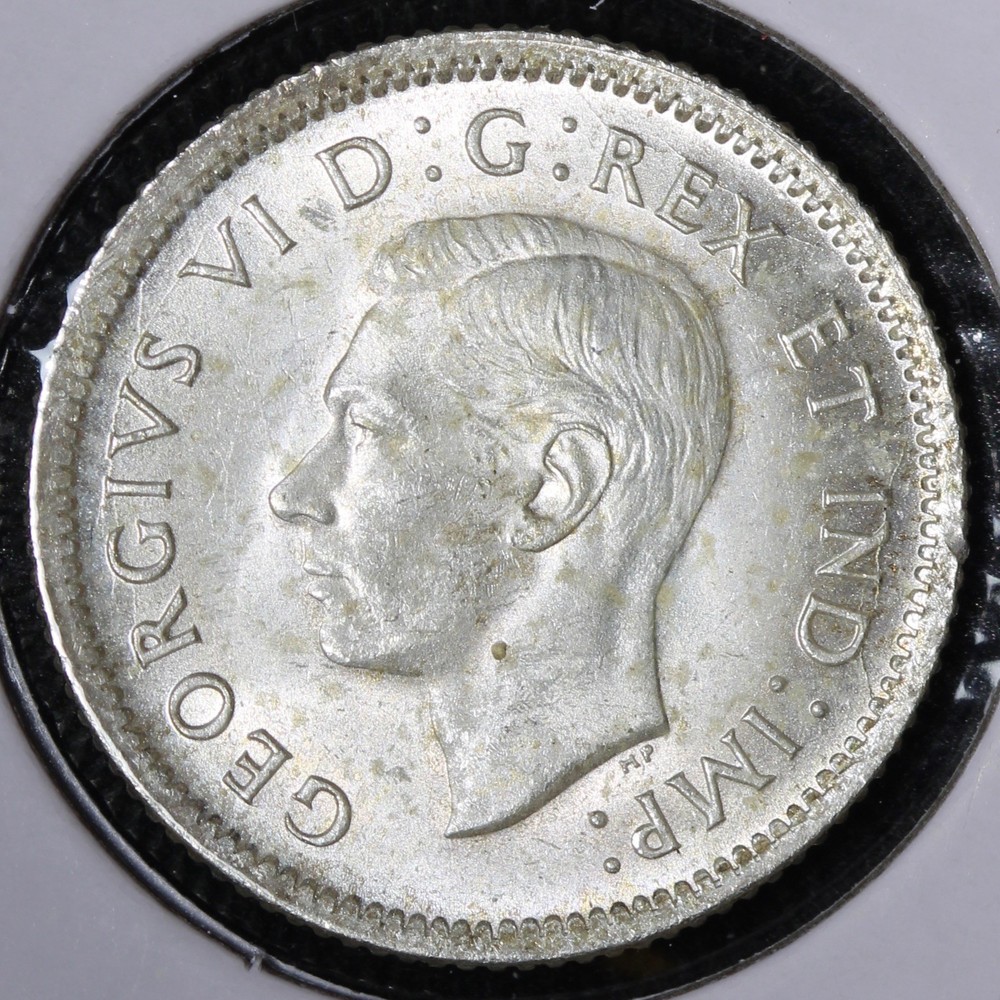 1940 Canada SILVER 10 Cents UNC *UNCIRCULATED* MS E390 ARTY