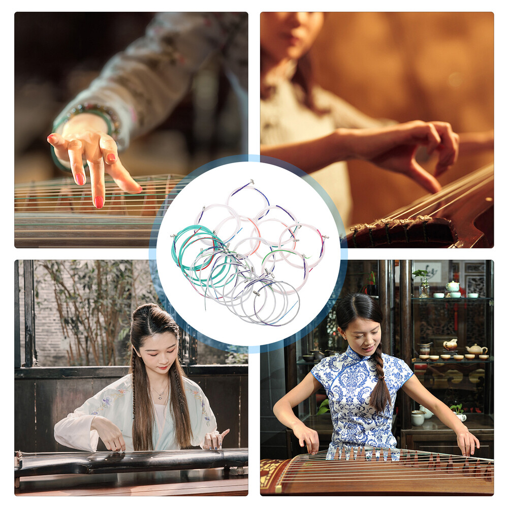 21PCS Delicate Strings Full General Guzheng Strings 1- 21 Strings for Show