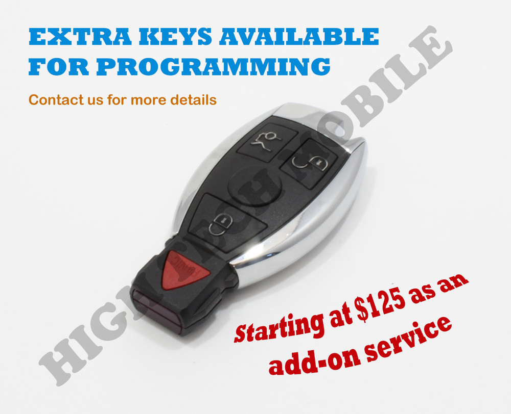 Mercedes Benz C CLASS New Remote Key Programming W202/203/204