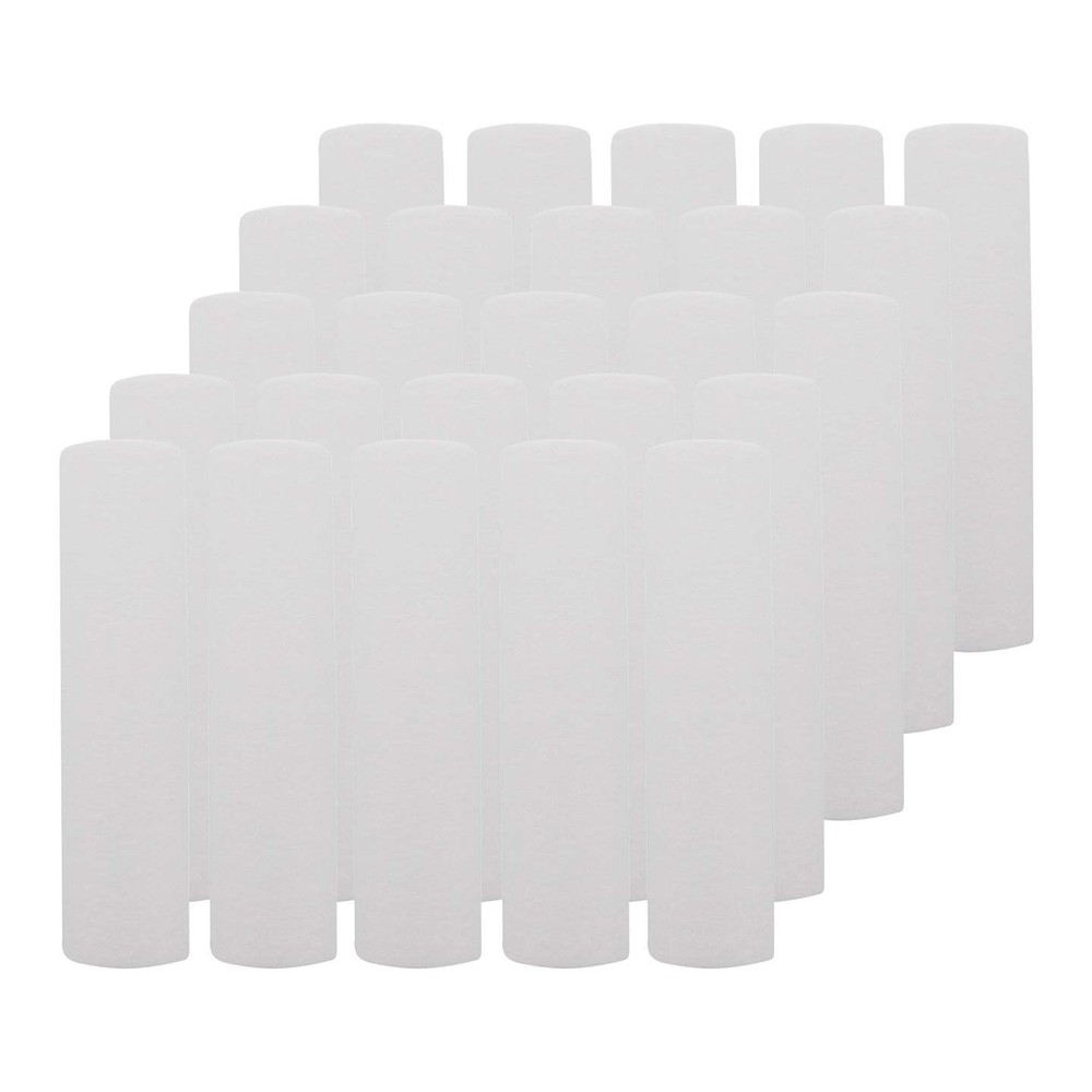 10 x 2.5 Inch 10 Micron Polypropylene Sediment Water Filter 25 Pack