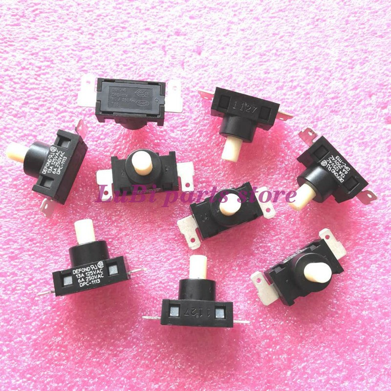 2Pcs New For Philips Vacuum Cleaner Dirt Devil Power Switch Defond DPC-1114 1113