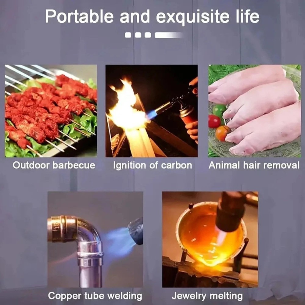 Butane Torch Kitchen Blow Lighter - Culinary Torches Chef Cooking-1PACK
