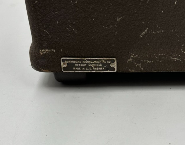 BURROUGHS 'Instructor' adding machine NEEDS REPAIR
