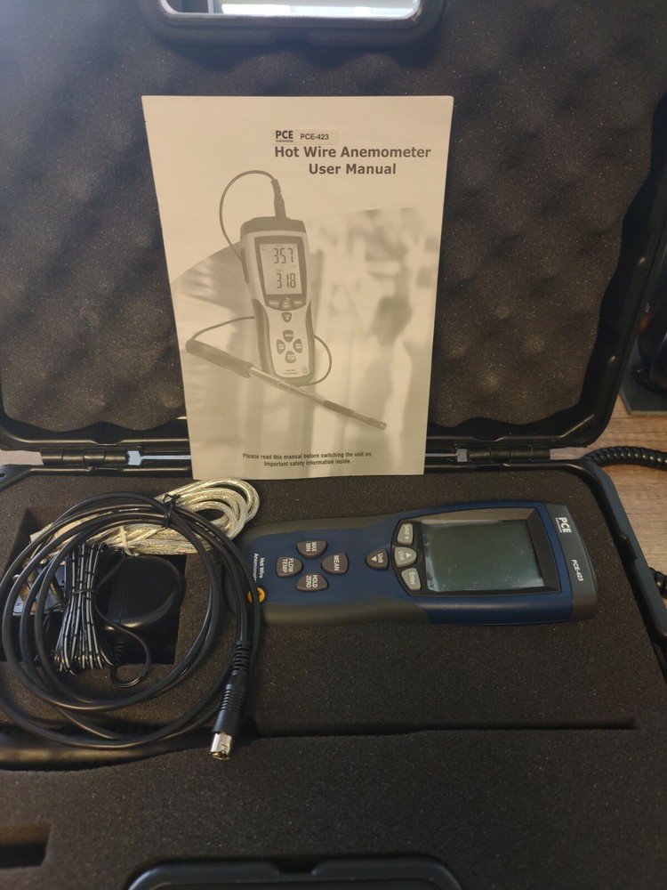 PCE PCE-423 Hot Wire Anemometer