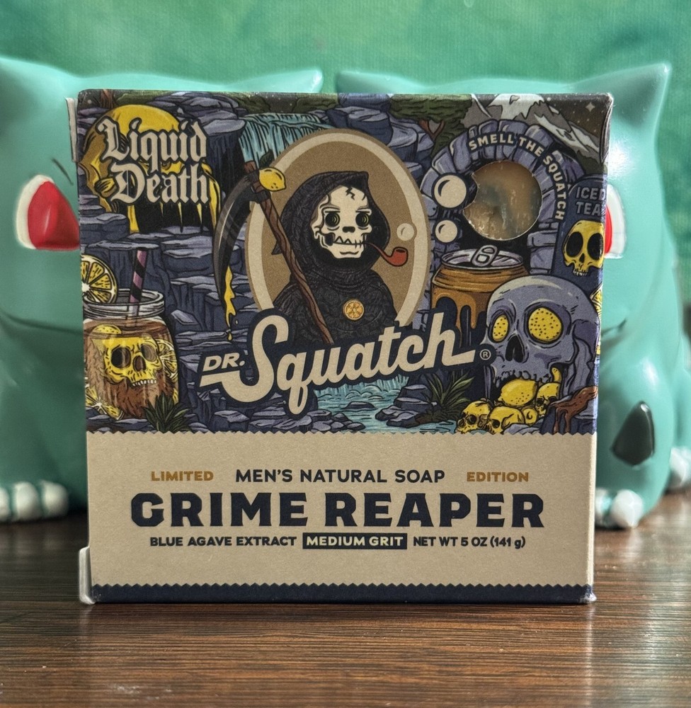 Dr Squatch Soap Grime Reaper Limited Edition 💀