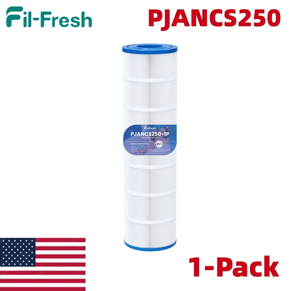 PJANCS250 Pool Filter Unicel C-8425 Replacement 250 sq.ft, Free-flow Core1-Pack
