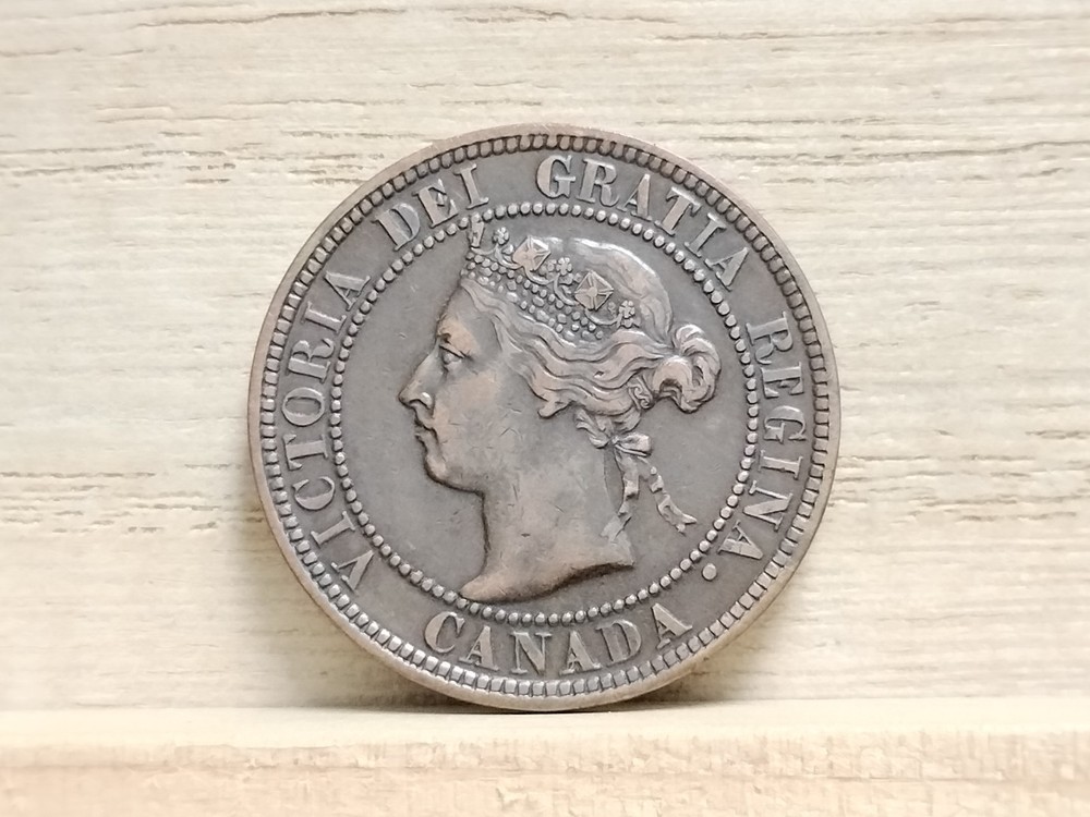 1898 One Cent Canada Bronze Coin