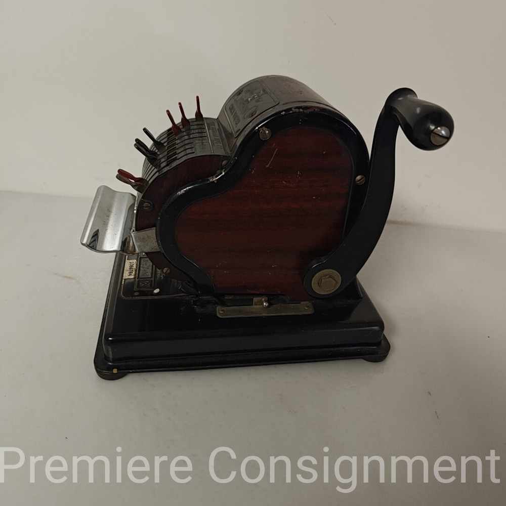 Vintage Lightning Series 700 Check Writer Working