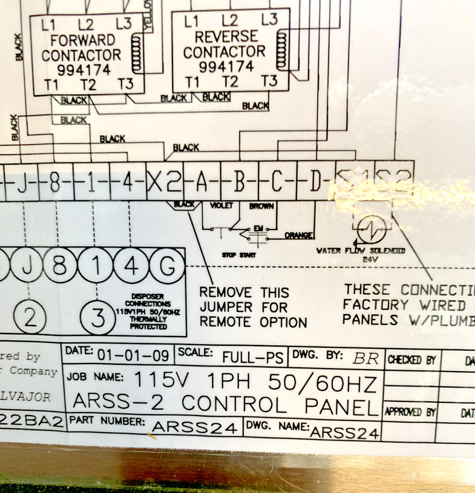 Salvajor ARSS-2 Automatic Reversing Start Stop Control Panel, Open Box