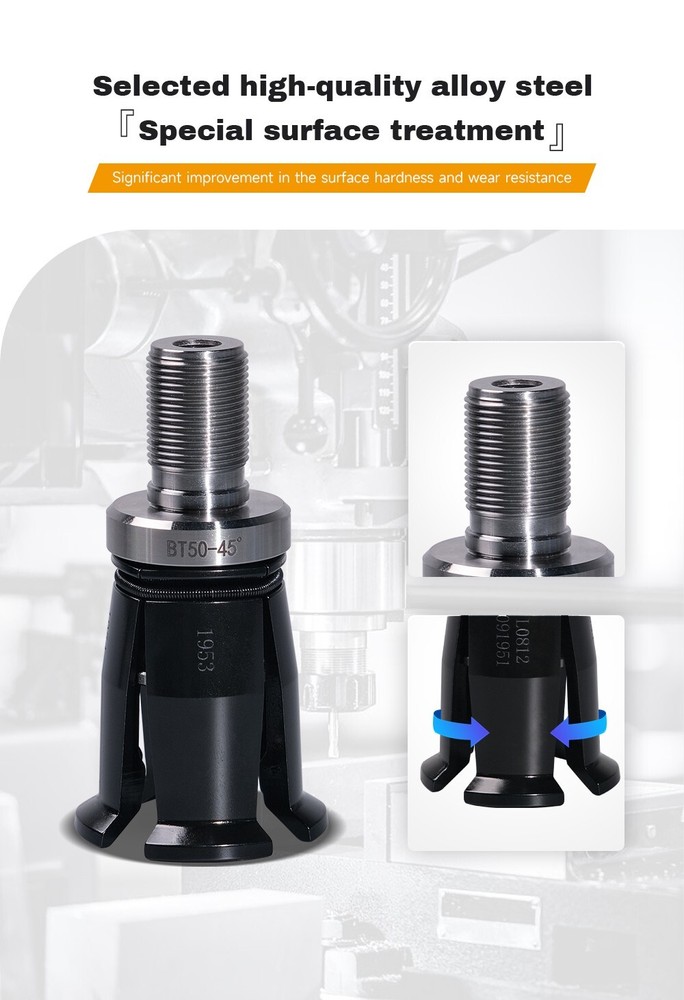 ISO20-OTT Internal Thread Stud Type Clamping Spindle Pull Claw for ISO Pull Stud