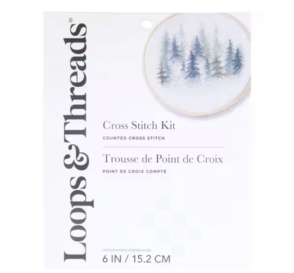 Trees Counted Cross Stitch Kit by Loops & Threads®