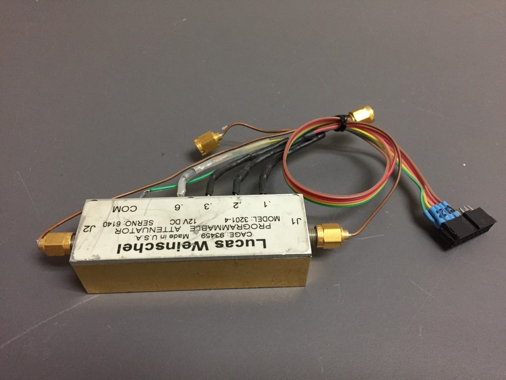 Lucas Weinschel 3201-4 Programmable Attenuator, 12V DC