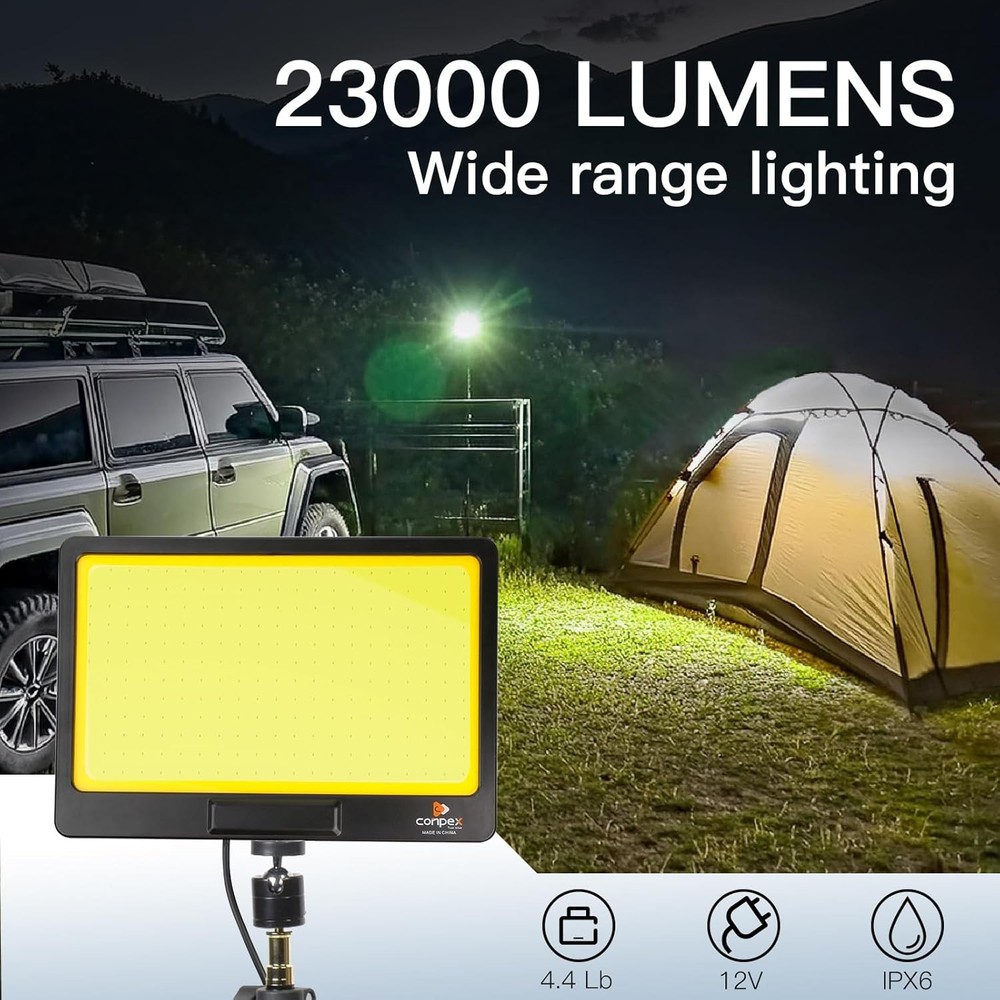 Telescoping LED Camping Light Tripod