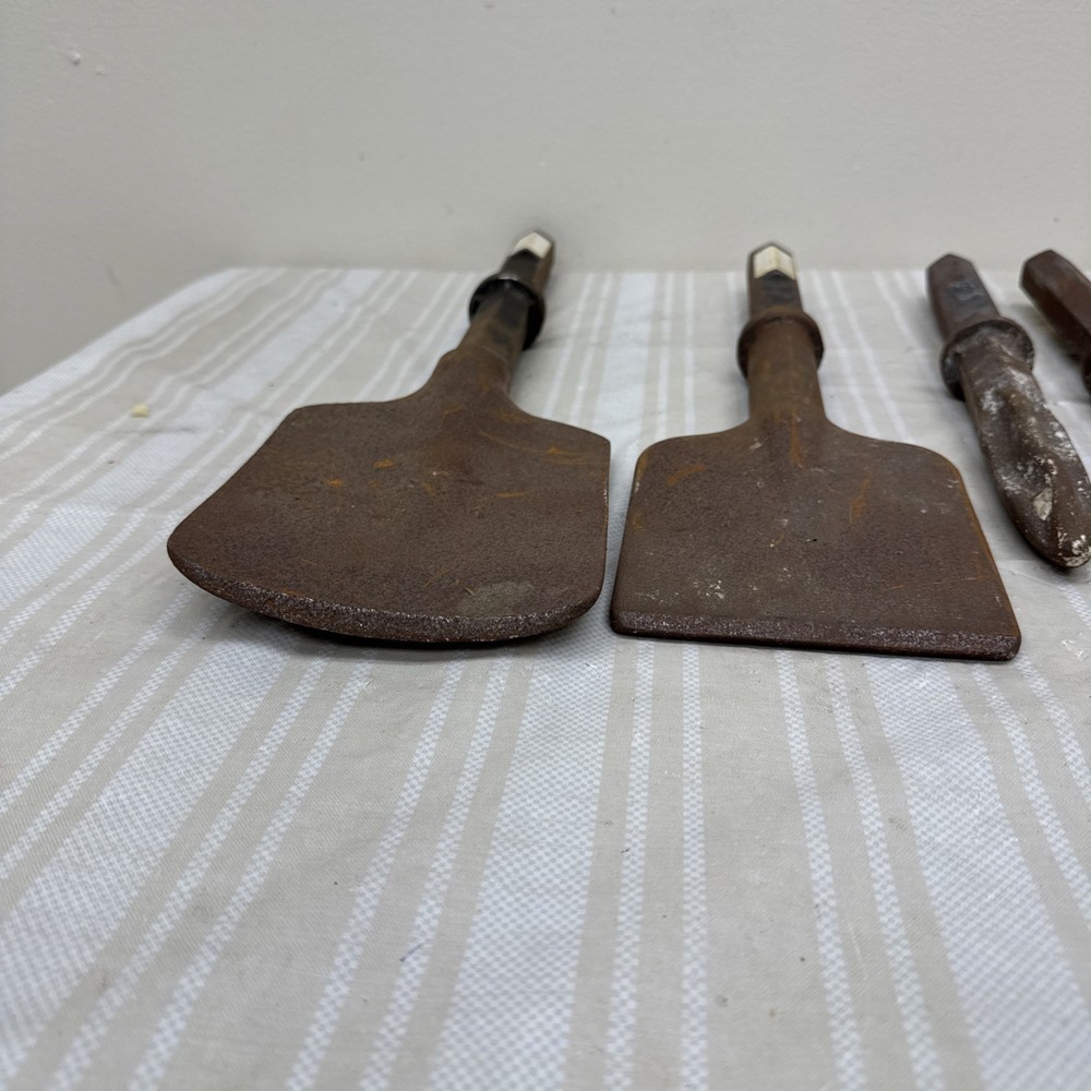 Jack Hammer Chisel Bit set lot of 5