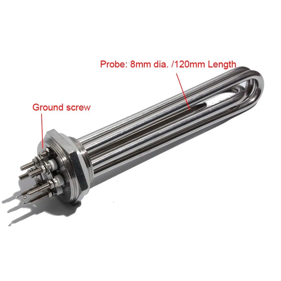 Water Heating Element Stainless Steel Probe Brewery Distilling Machine 220V 380V