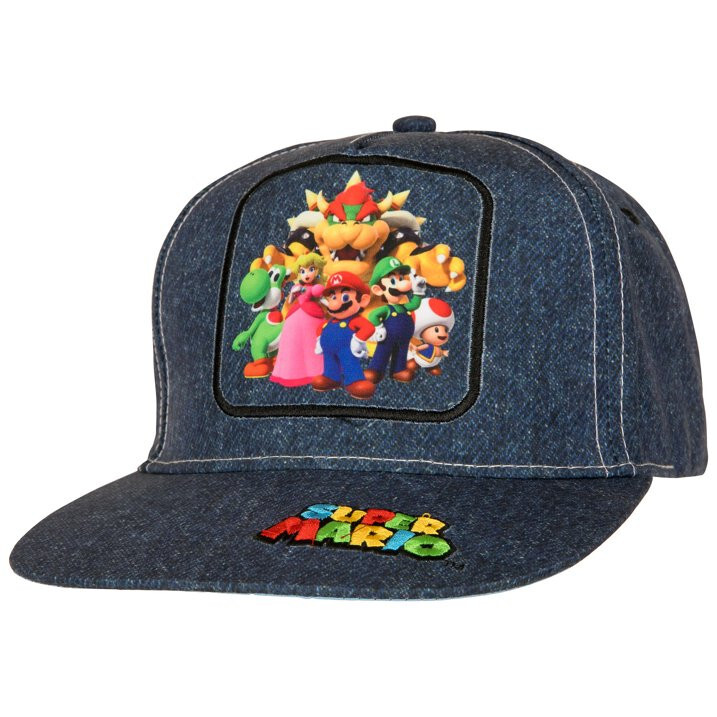 Baseball Cap - Nintendo Super Mario - Hip Hup Denim Group Adjustable Snapback
