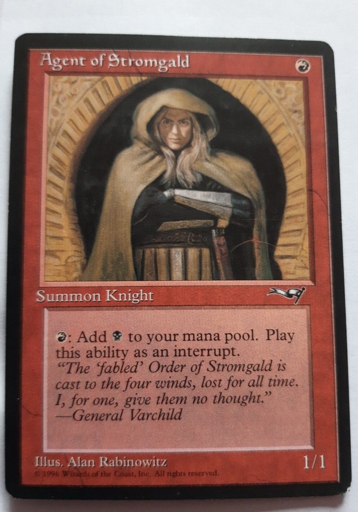 Agent of Stromglad - Alliances - MTG Magic the Gathering