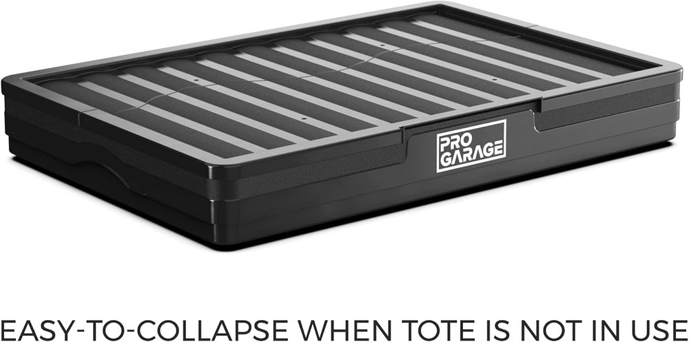 ProGarage 10848 12 Quart Utility Storage Tote Container Black