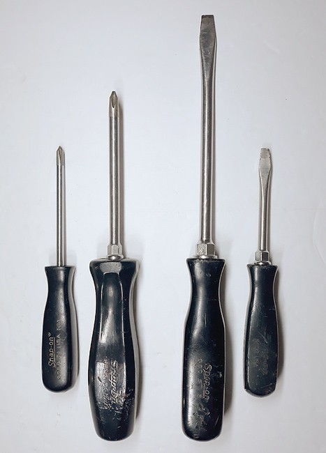 Snap-on HARD HANDLE SLOTTED & PHILLIPS SCREWDRIVER Set 🔸️ USA