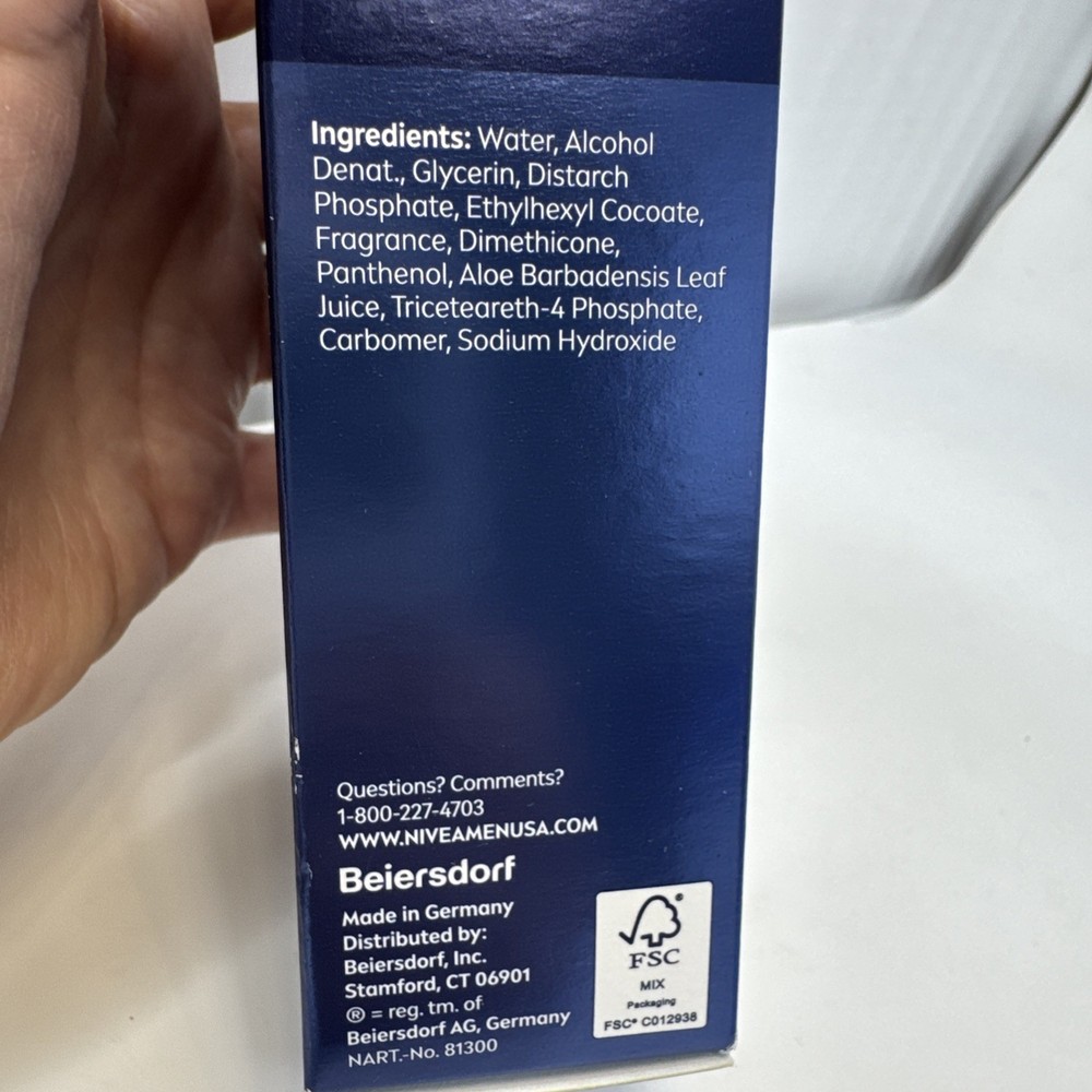 NEW NIVEA MEN POST SHAVE BALM MAXIMUM HYDRATION, 3.3 oz