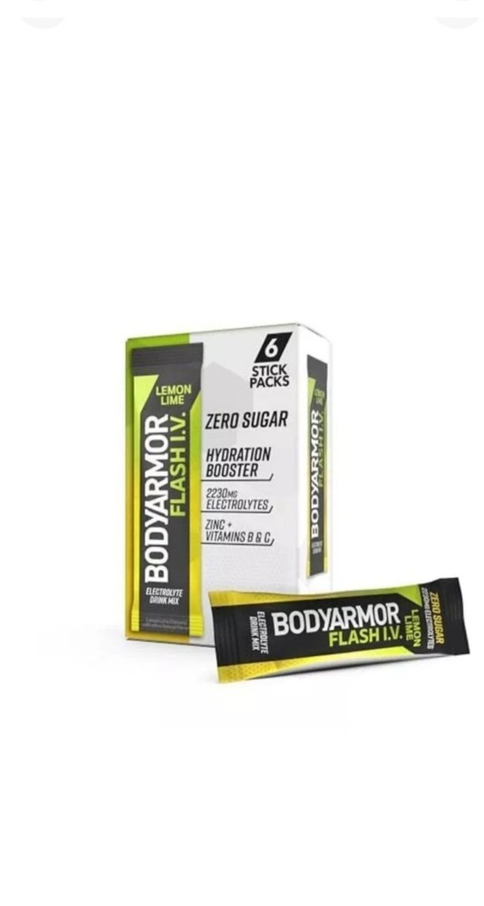 Flash IV Electrolyte Packets, Lemon Lime - Zero Sugar Drink Mix, Single Serve...