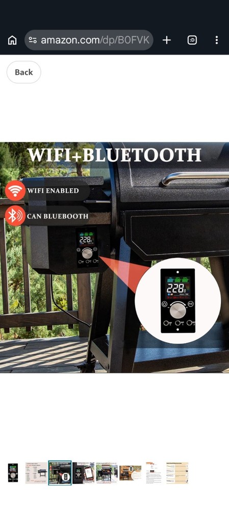 Pit Boss Digital Tstat Controller Board Wifi/Bluetooth Can Connect To The App.