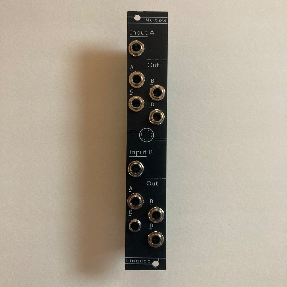 Linguae: Dual Buffered Multiple - 4HP Eurorack Module V1.2 | DIY or Assembled