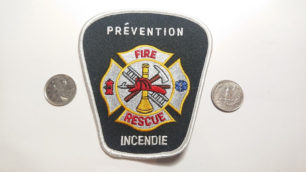 Prevention Incendie Fire Rescue Patch Badge Crest
